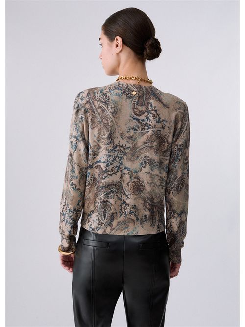 Cardigan in maglia stampata LIU JO | WF6310MA52S/L9303